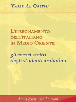 cover image of L'insegnamento dell'italiano in Medio Oriente -